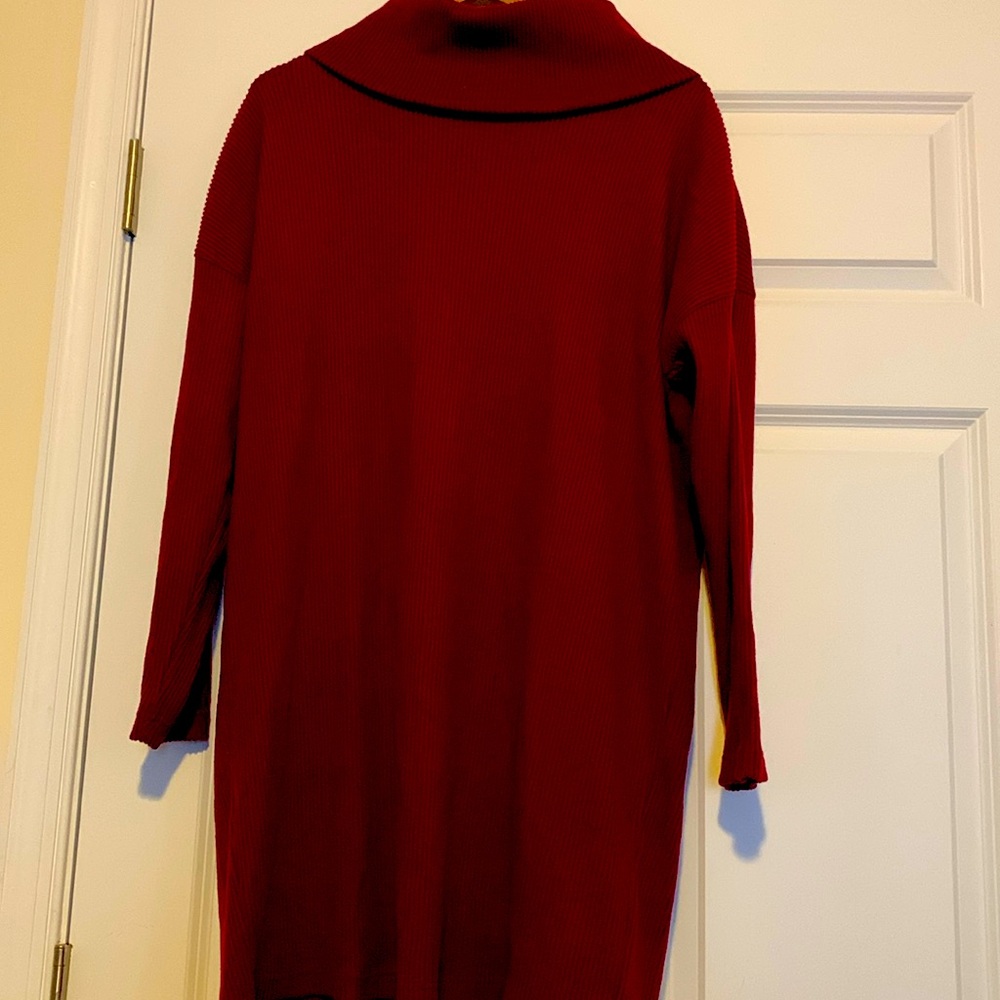 Gap dress. Size M. Color burgundy